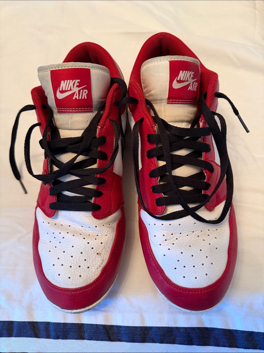 Nike Air Jordan’s Red, White and Black Low-Top Sneakers